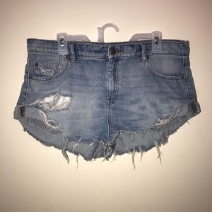 BDG high waisted jean shorts